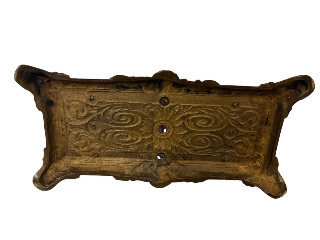 (2) Brass Letter/Napkin Holders - 7