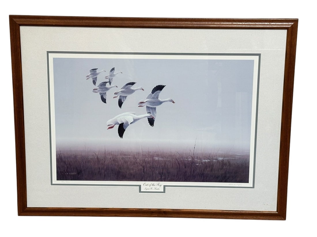 Lynn R. Kaatz Duck Lithograph "Out of the Fog" (1 of 4)