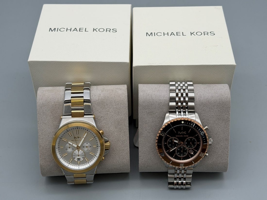 (2) Michael Kors Wrist Watches In Original Boxes (1 of 3)