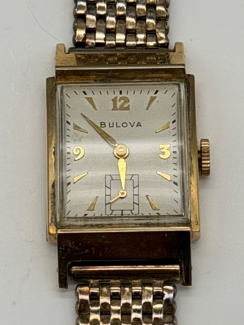 Bulova 21 Jewel 10k Gold Filled Wrist Watch - 2