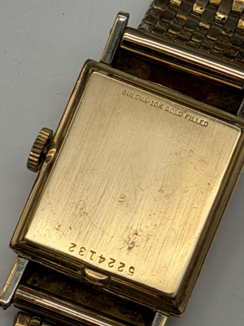 Bulova 21 Jewel 10k Gold Filled Wrist Watch - 4