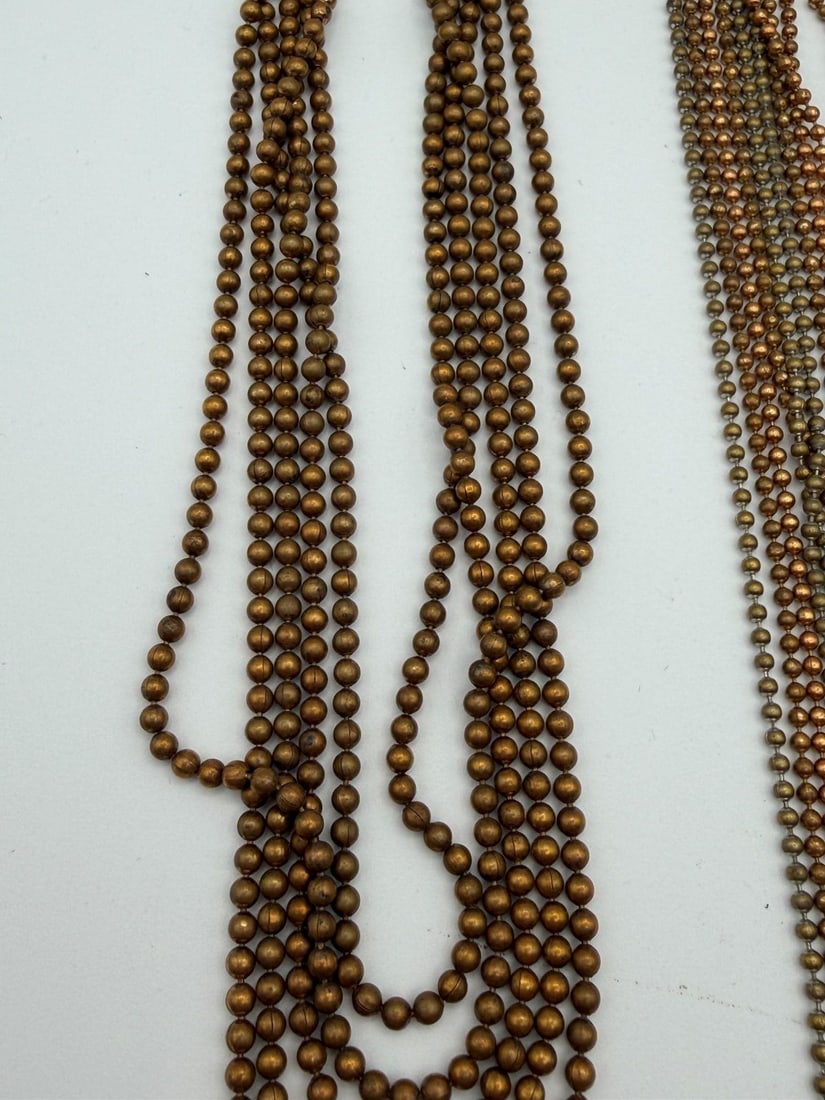 (3) Multi Chain Choker Necklaces - 2