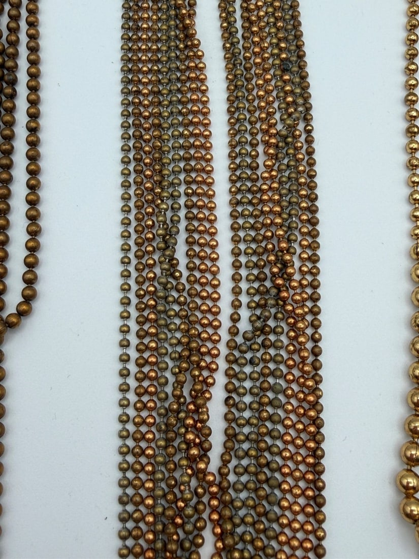 (3) Multi Chain Choker Necklaces - 3