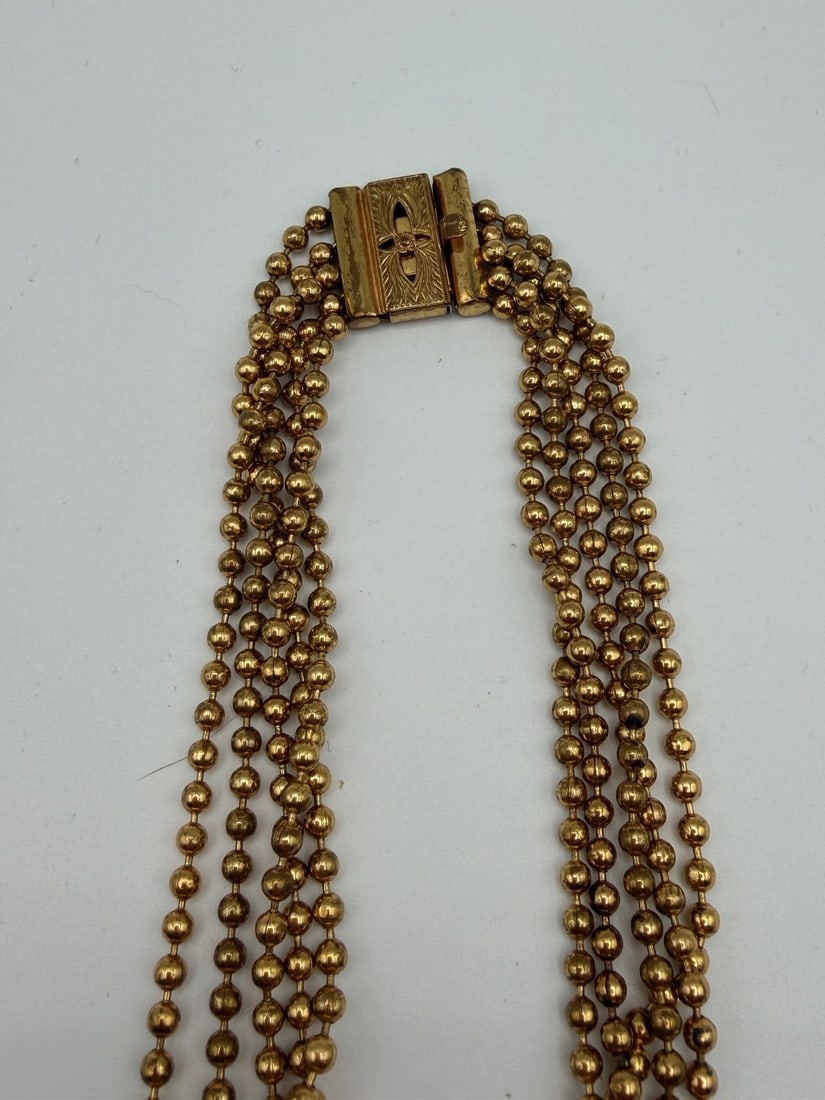 (3) Multi Chain Choker Necklaces - 5