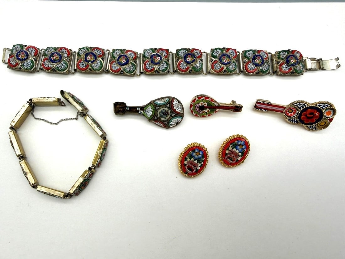 Group of Micro Mosaic Jewelry (1 of 5)