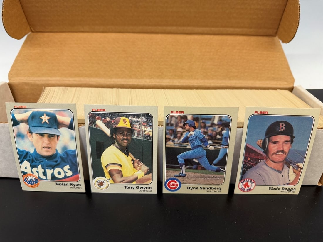 1983 Fleer Complete Set NM-M; Tony Gwynn Rookie Card #360 (1 of 3)