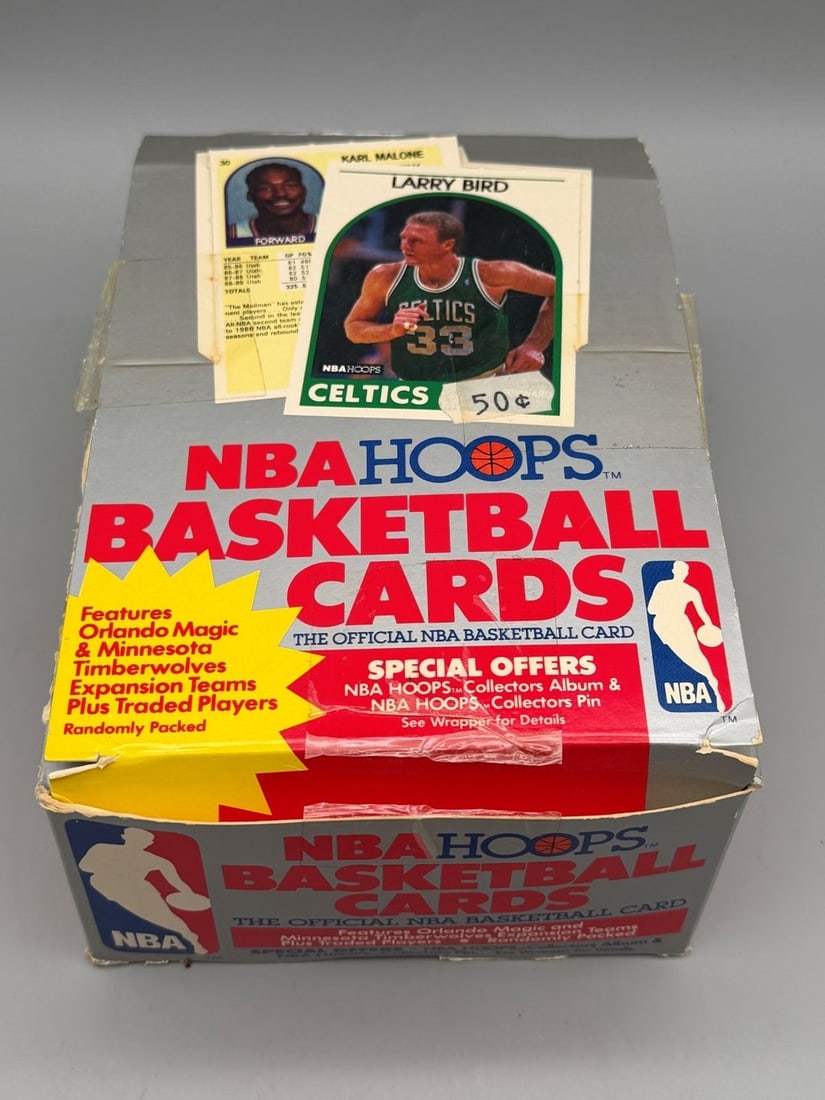 1989 Hoops Basketball Factory Box 48 Unopened Packs (1 of 2)