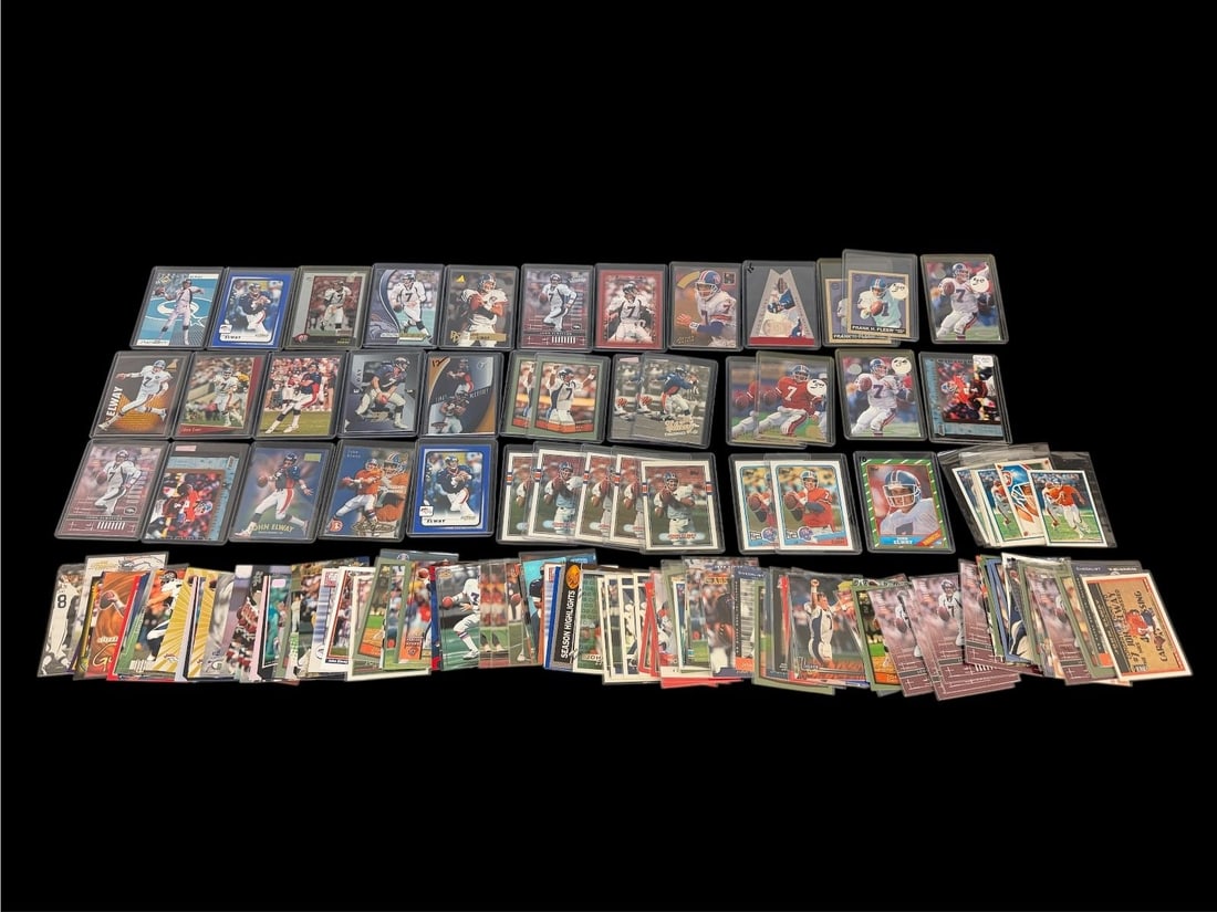 (153) John Elway Football Cards: Base, Inserts: (153) John Elway Football Cards: Base, Inserts