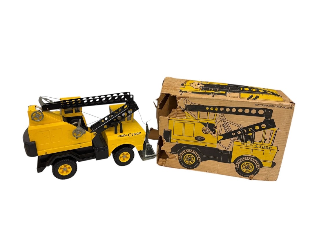 Tonka Mighty Mobile Crane No. 3940 In Original Box (1 of 5)
