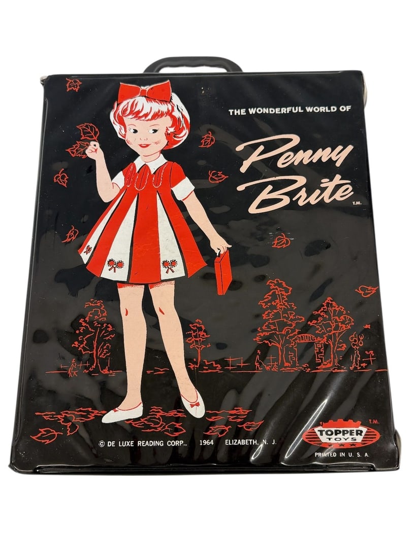 The Wonderful World of Penny Brite 1964 Doll, Case, Accessories: The Wonderful World of Penny Brite 1964 Doll, Case, Accessories: Topper Toys, Deluxe Reading Corp.