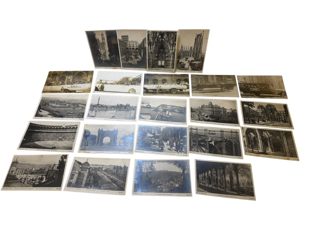 (23) Real Photo Postcards from Barcelona, Spain, and Germany: (23) Real Photo Postcards from Barcelona, Spain, and Germany