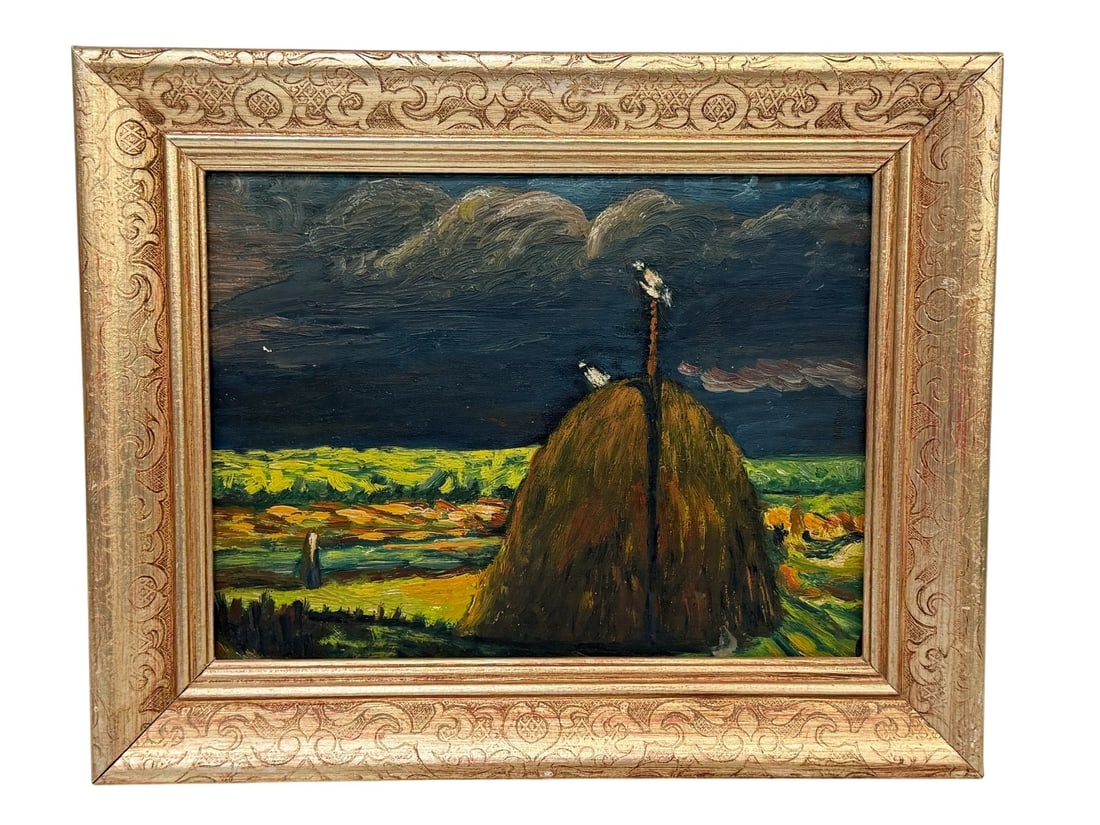 Oil on Board Farm Prairie Landscape (1 of 6)