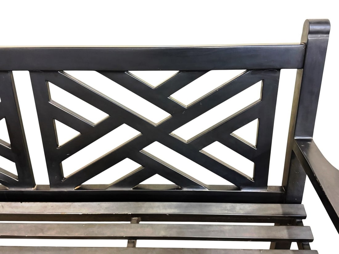 Metal Garden Bench - 2