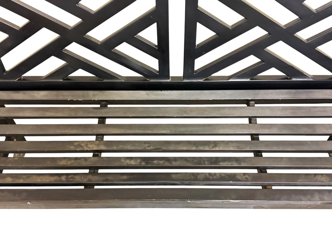 Metal Garden Bench - 3