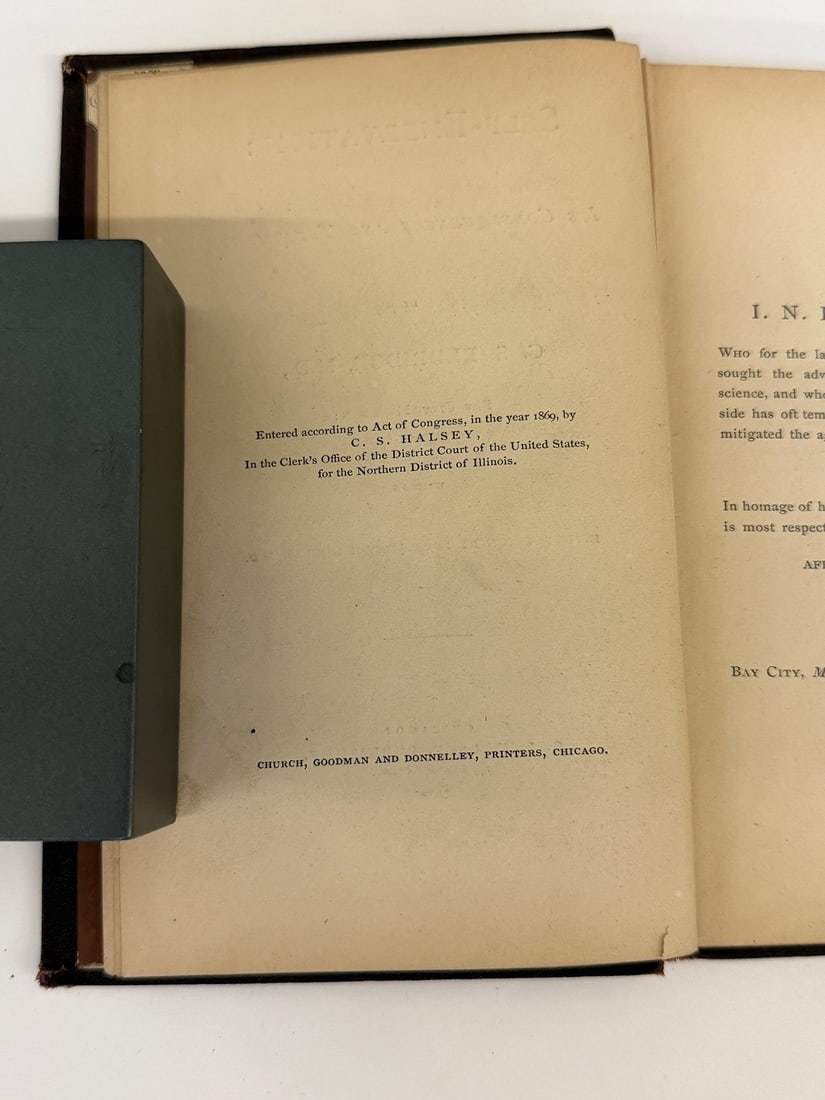 C.S. Eldridge M.D. "Self-Enervation" 1869 First Edition - 5