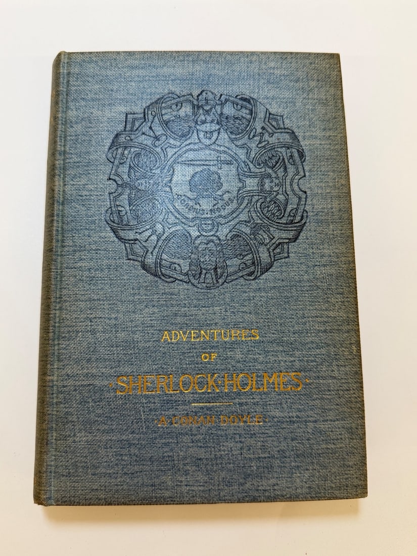 Arthur Conan Doyle "Adventures of Sherlock Holmes" 1892 First Edition Second Issue (1 of 6)