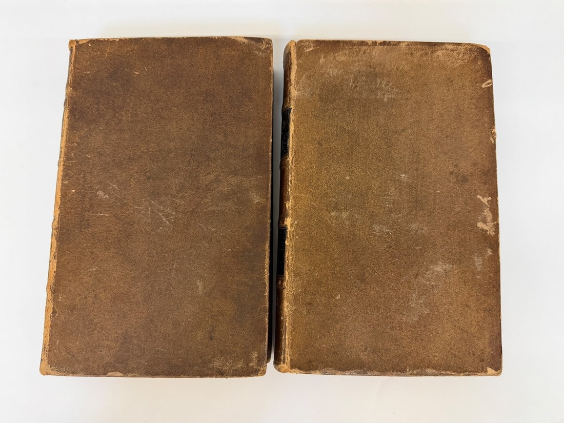 Benjamin Franklin "Memoirs of Benjamin Franklin" 1834 First Edition 2 Volumes in Full Leather (1 of 6)