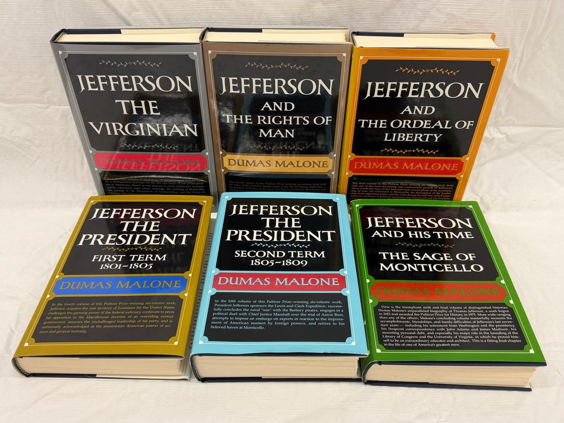 Dumas Malone "Thomas Jefferson and His Time" 1981 First Edition 6 Volumes with Dust Jackets (1 of 6)