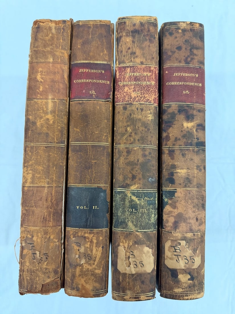 Memoir, Correspondence, and Miscellanies from the Papers of Thomas Jefferson 4 Volume Set by Thomas (1 of 6)