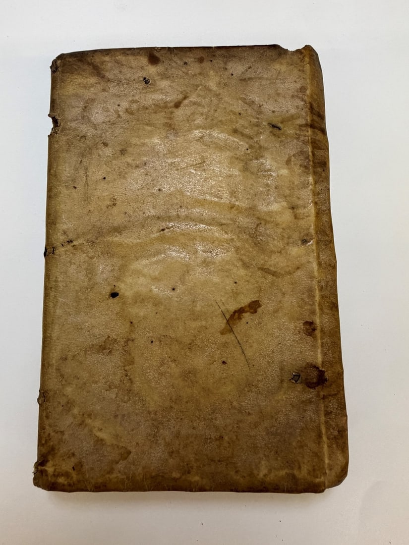 Janus Mellerus Palmerius "Specilegia Ian Melleri Palmerii" 1580 First Edition Full Vellum: Janus Mellerus Palmerius "Specilegia Ian Melleri Palmerii" 1580 First Edition Full Vellum: Toning and water marks throughout.