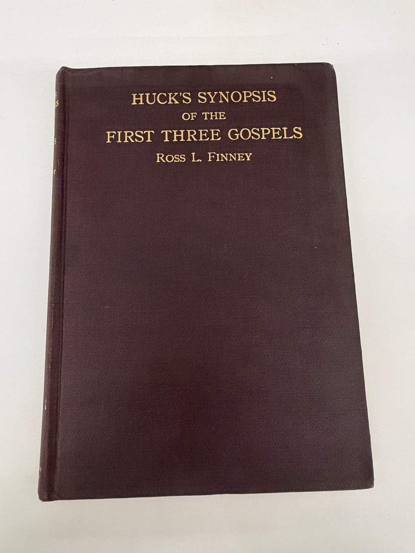 Huck's Synopsis of the First Three Gospels by Ross Finney 1915 (1 of 5)