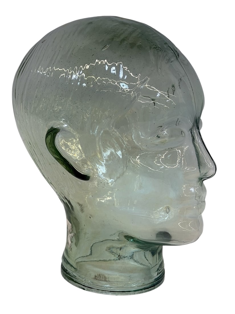 Clear Glass Mannequin Display Head (1 of 2)