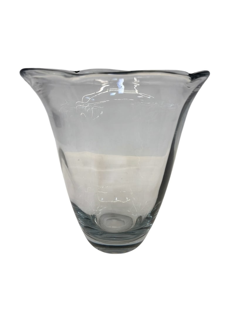 1930's Sweden Crystal Vase Strombergshyttan (1 of 3)