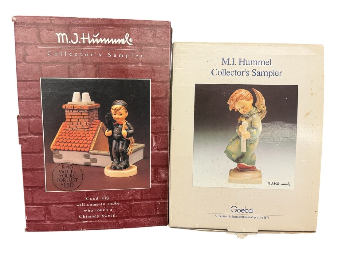 (2) Hummels in Original Boxes: The Chimney Sweep, Heavenly Angel (1 of 3)