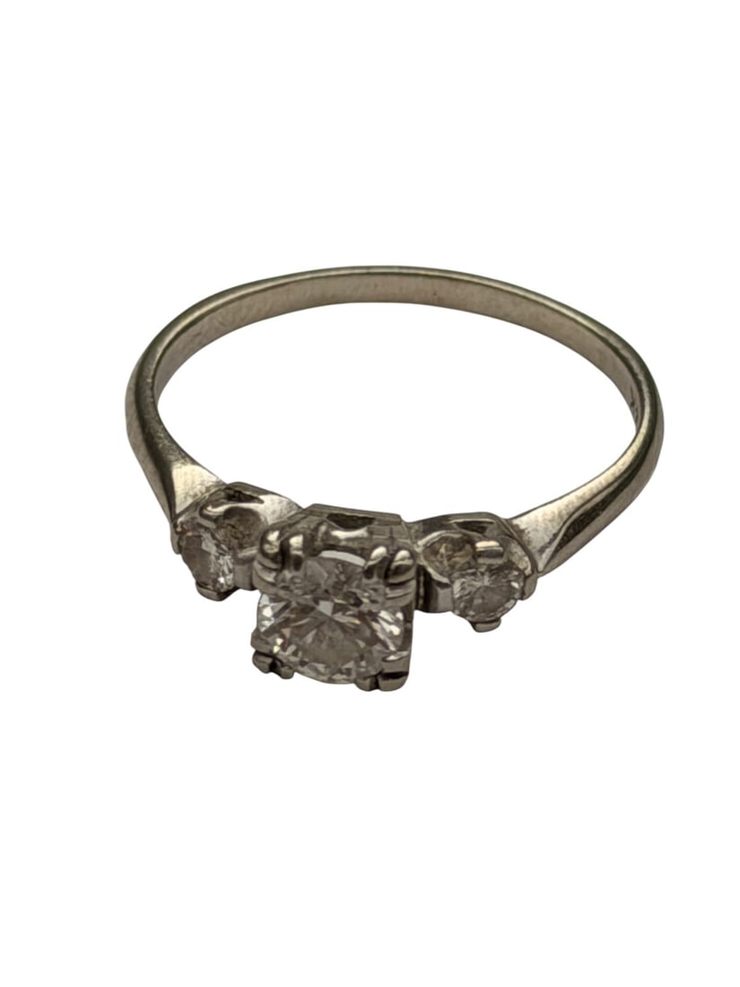 14k Gold Diamond Ring - 2