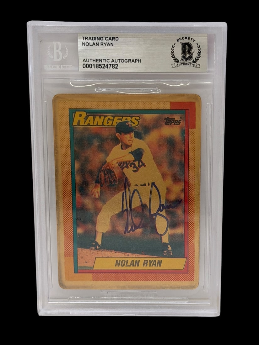 Beckett Graded Trading Card Nolan Ryan Authentic Autograph 12/794 (1 of 2)