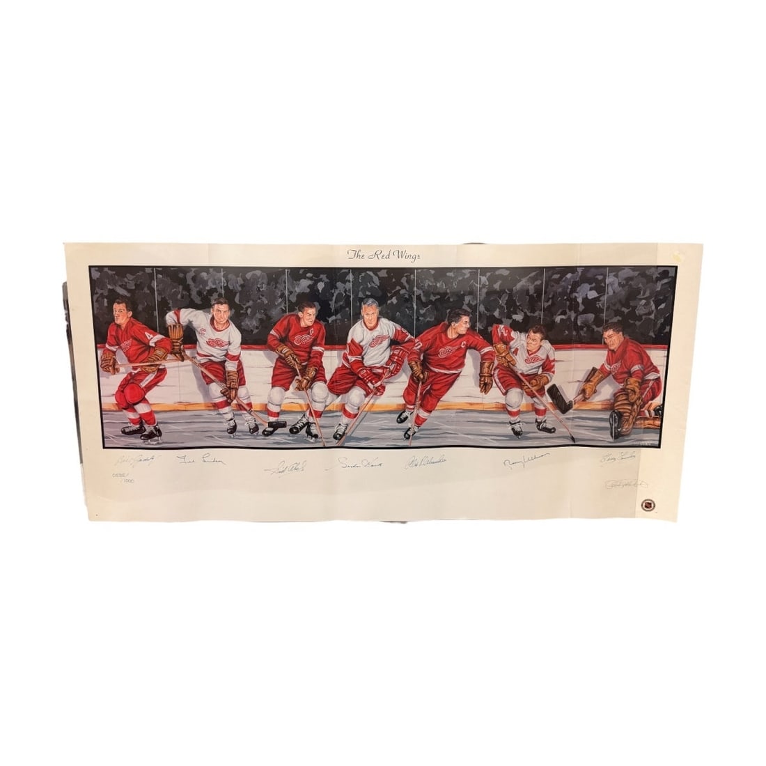 Detroit Red Wings Legends Multi Signed Lithograph 235/1000 (1 of 6)