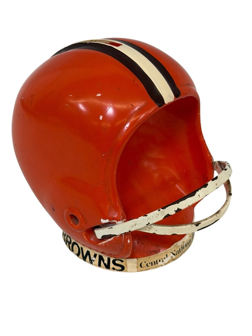1970's Ceramic Cleveland Browns Still Bank (1 of 5)