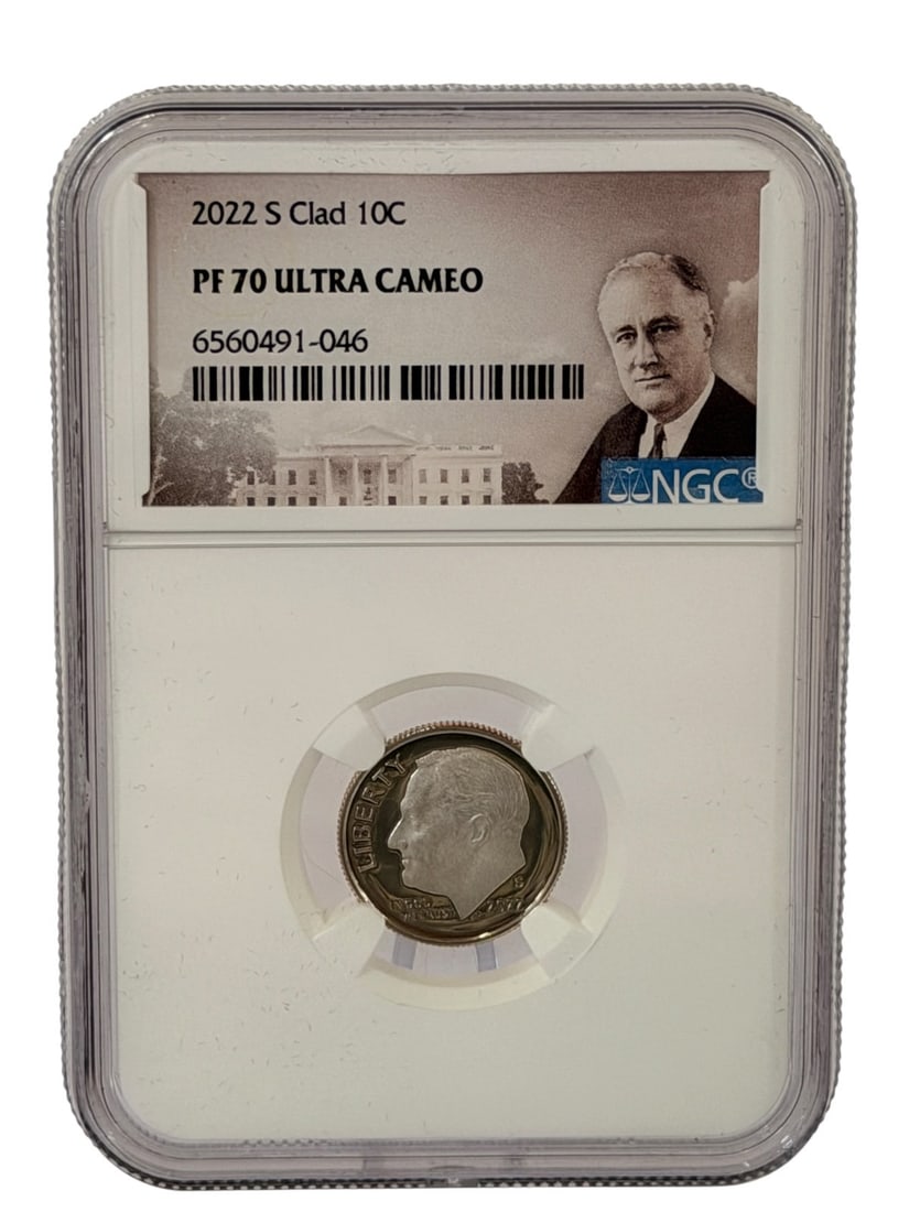 (7) Graded Dimes NGC - 4