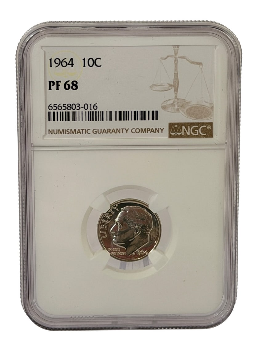 (7) Graded Dimes NGC - 5