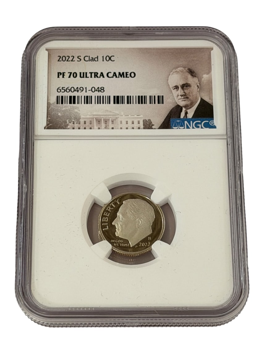 (7) Graded Dimes NGC - 6