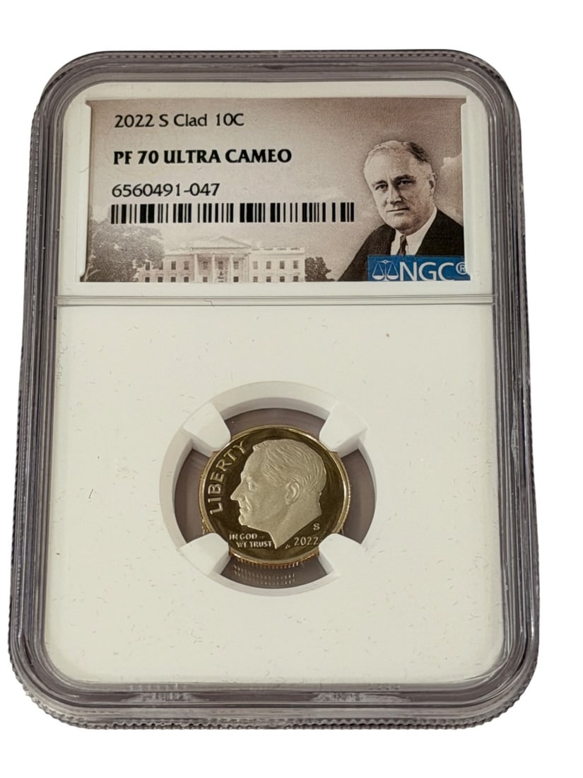 (7) Graded Dimes NGC - 7