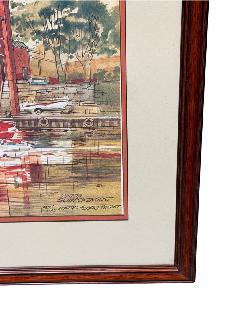 Viktor Schreckengost "Engine No. 21" Signed and Numbered Lithograph - 7