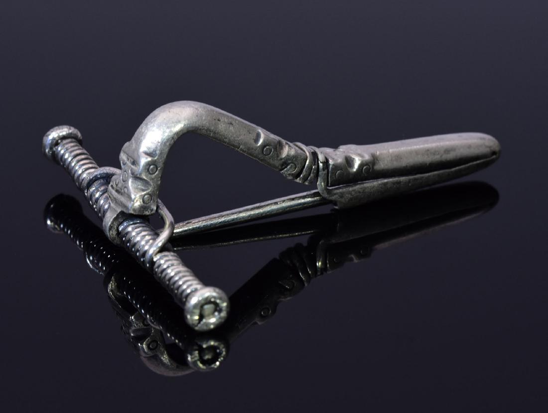 Roman Silver Crossbow Fibula (1 of 3)