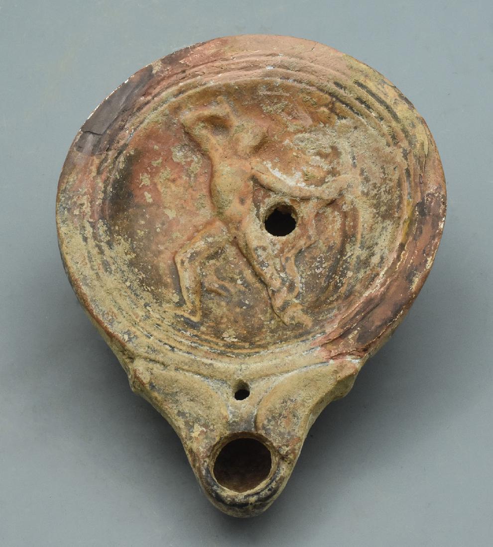 Ancient Roman Oil Lamp