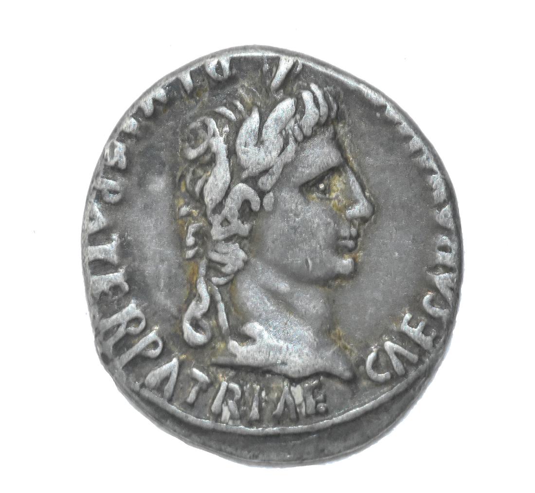 AUGUSTUS DENARIUS, 27 BC-14 AD. (1 of 2)
