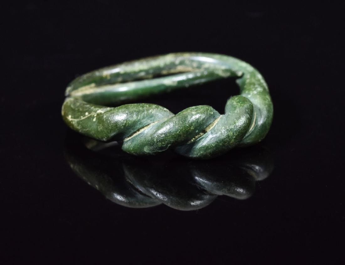 Viking Bronze Swirl Ring (1 of 3)