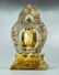 Sino-Tibetan Gilded Bronze Buddha Bhaisajyaguru - 3