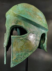 GREEK CORINTHIAN BRONZE HELMET