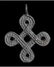 VIKING BRONZE INTERLACED CROSS PENDANT