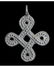 VIKING BRONZE INTERLACED CROSS PENDANT - 3