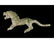 CHINESE HAH JAGUAR WITH GOLD INLAY AND ENAMEL
