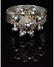 TUDOR PERIOD SILVER RING CROWN SHAPED BEZEL