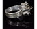 TUDOR PERIOD SILVER RING CROWN SHAPED BEZEL - 4