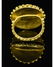 ROMAN GOLD RING WITH GARNET STONE - 4