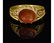ROMAN GOLD INTAGLIO RING WITH JULIAN II THE APOSTATE